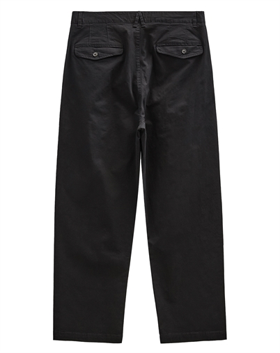 Anerkjendt - AKJakob Cotton Pleat Bukser - Caviar